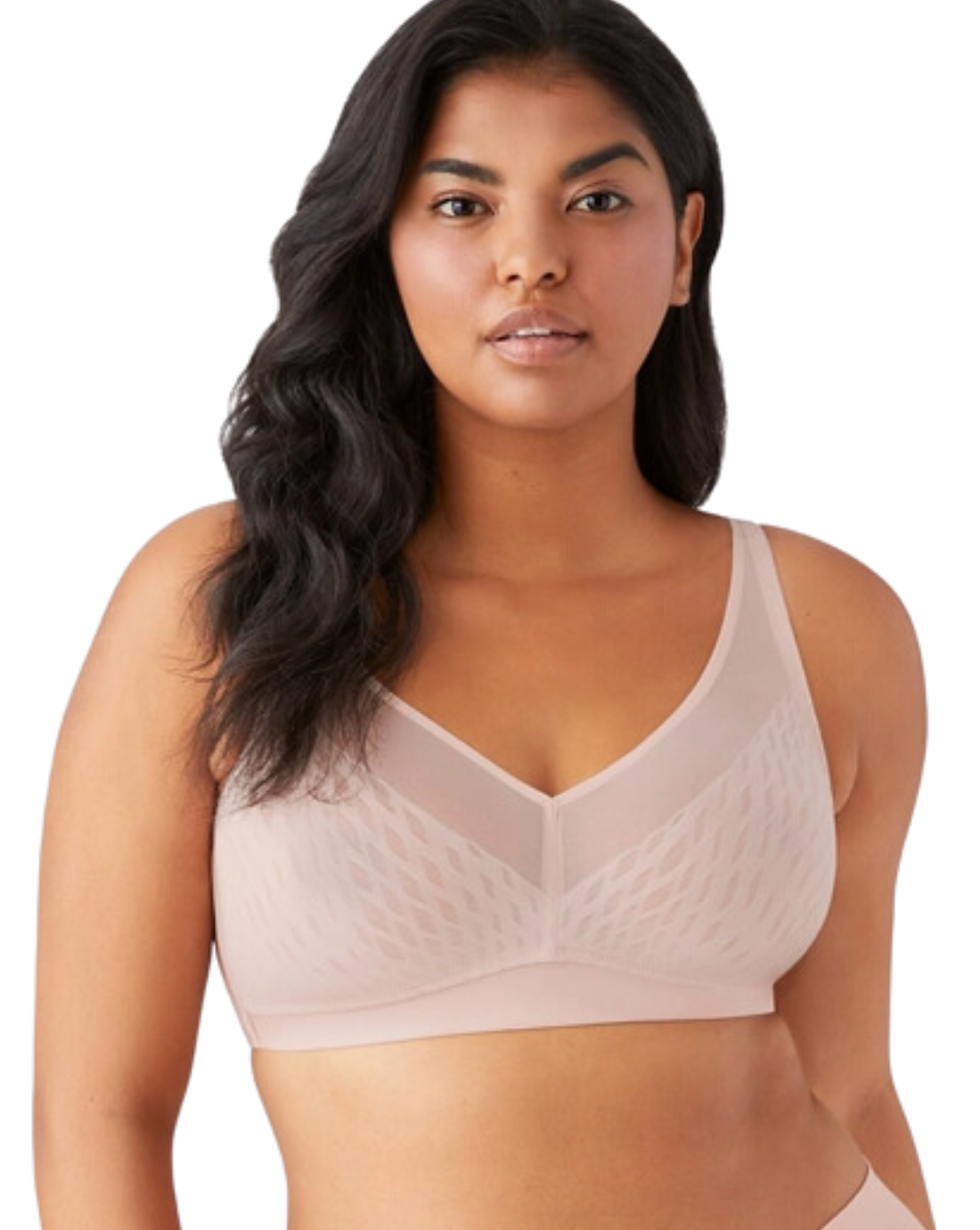 Elevated Allure Wire Free Bra, Rose Dust