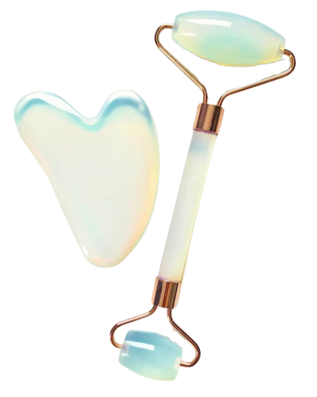 Opalite Gua Sha + Roller Set