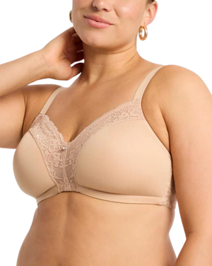 Wire Free Plus Bra, sand