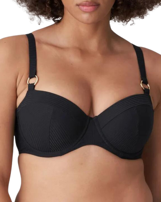 Sahara Padded Bikini Top, black