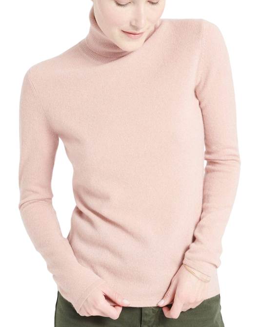 Lilly Layer Cashmere Sweater, Rose
