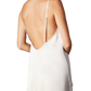Celine Low Back Slip, Blanc