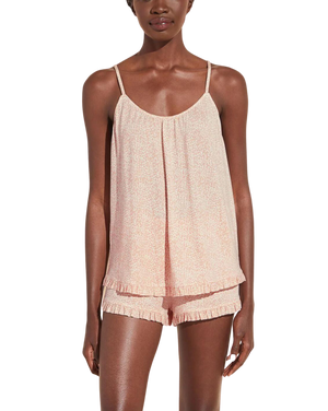 Gisele Cami & Short PJ Set, Animale Rose Cloud