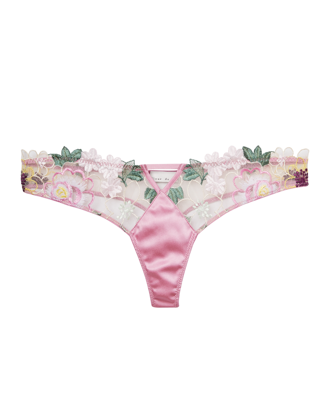 Jardin Embroidery Thong, Bisou