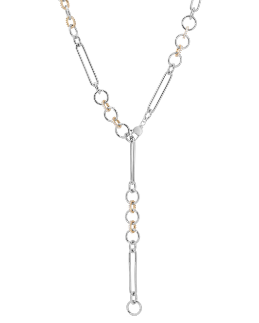 Gwyneth Link Lariat, Silver