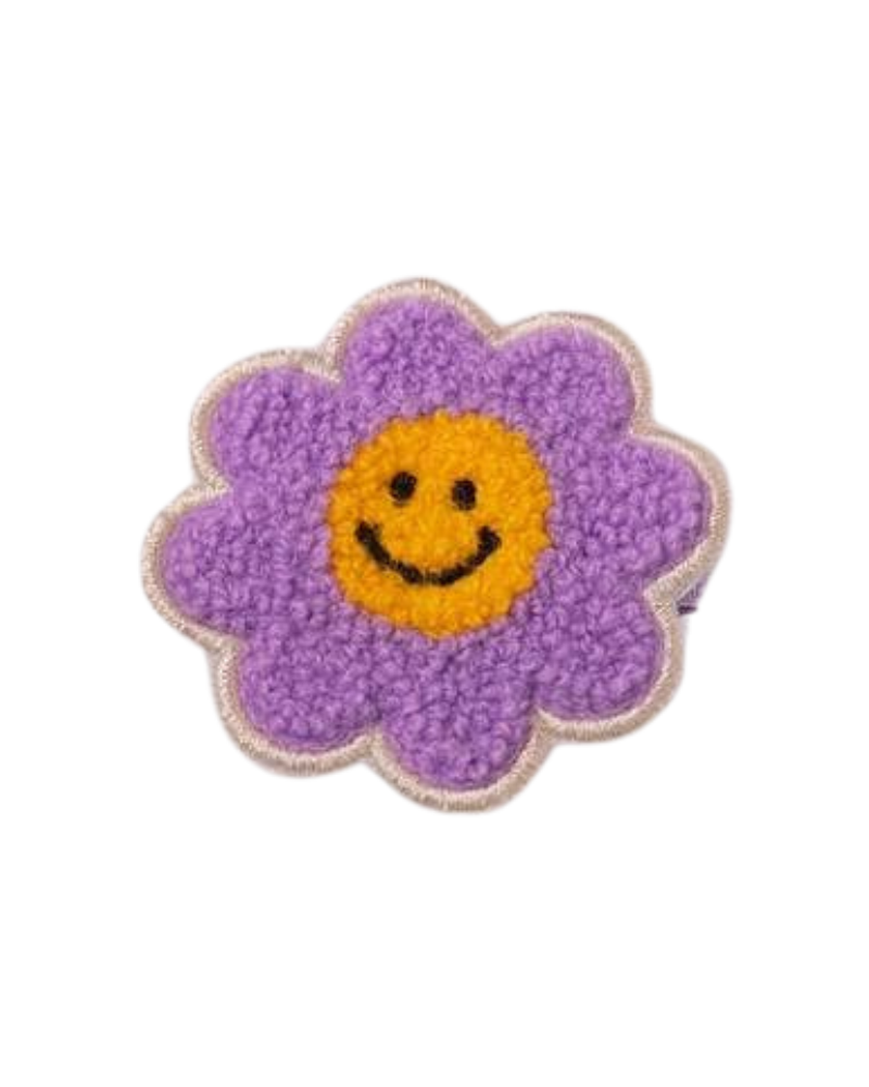 Smile Daisy Clip, Purple