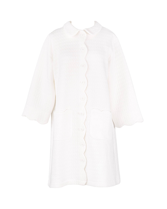 Vivian Cotton Robe, White