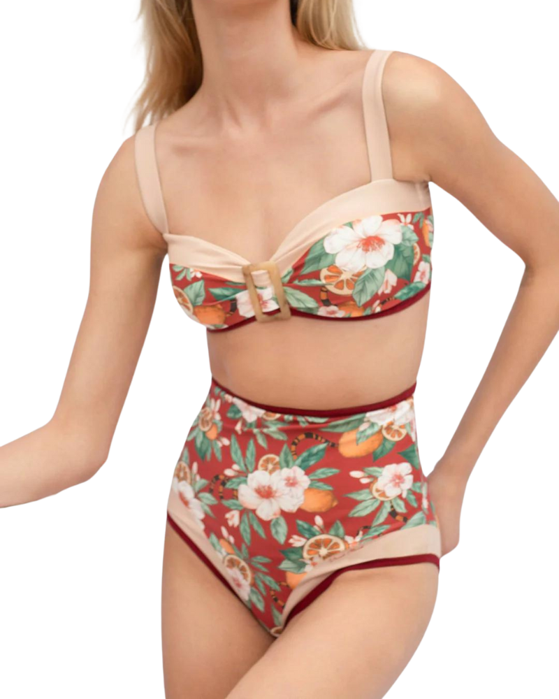 Leda High waist bikini Set