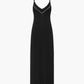 Pima Lusso Maxi Sleep Dress Blackmoon/Ivory Cosabella