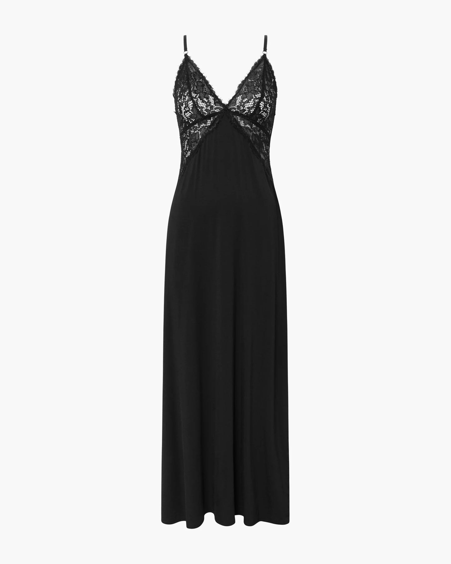 Prêt a Porter Maxi Italian Nightgown Cosabella Black
