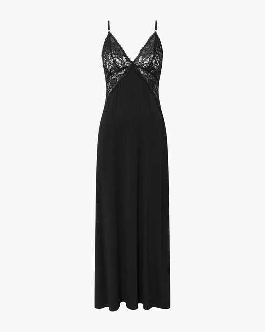 Prêt a Porter Maxi Italian Nightgown Cosabella Black