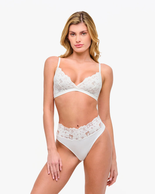 COSABELLA Romanza Thong Moon Ivory