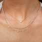 Diamond and Pearl Necklace