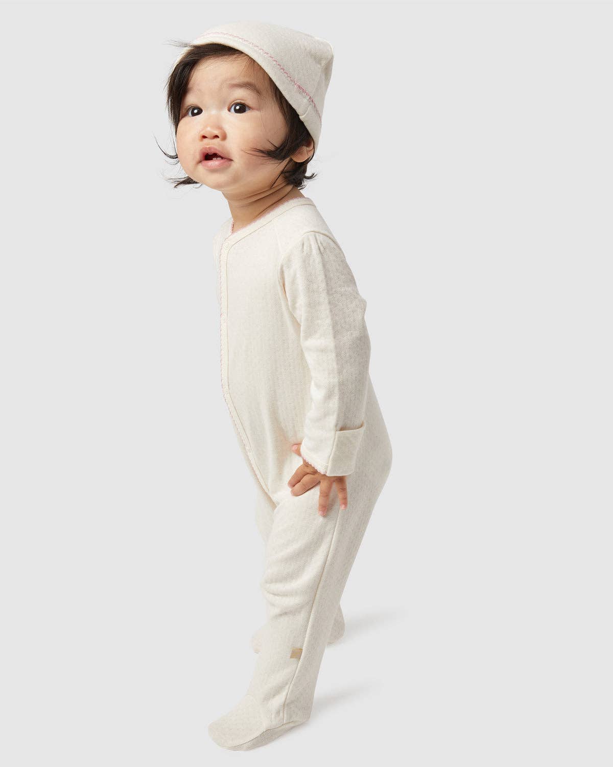 Rory Onesie Set, Rose Water