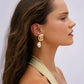 La Mer Baroque Shell Earring, Gold