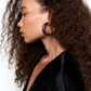 SLOANE HOOPS, LARGE: GOLD