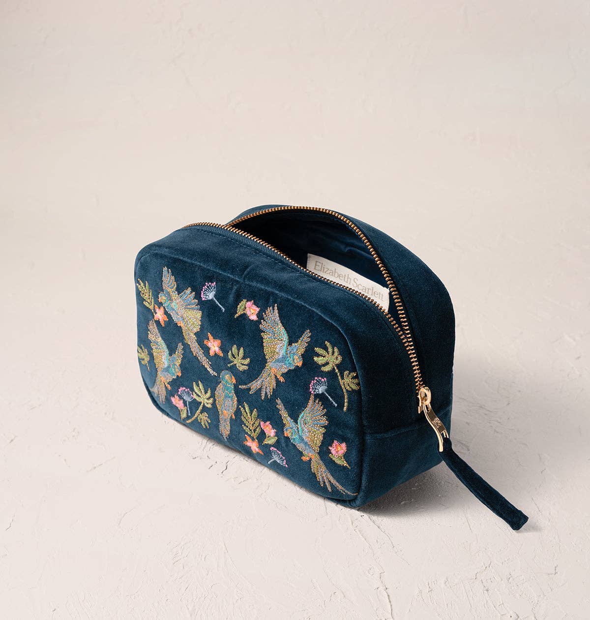 Flying Parrots Makeup Bag