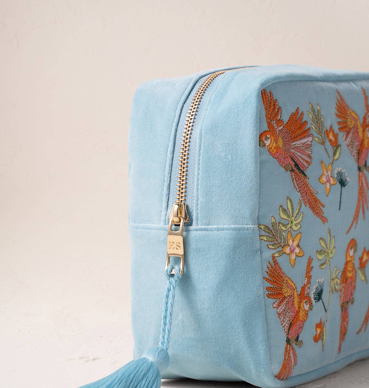 Flying Parrots Wash Bag