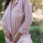 Angel Rib Long Sleeve Pajama, Petal