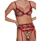 Roses & Thorns Demi Bra, Rouge