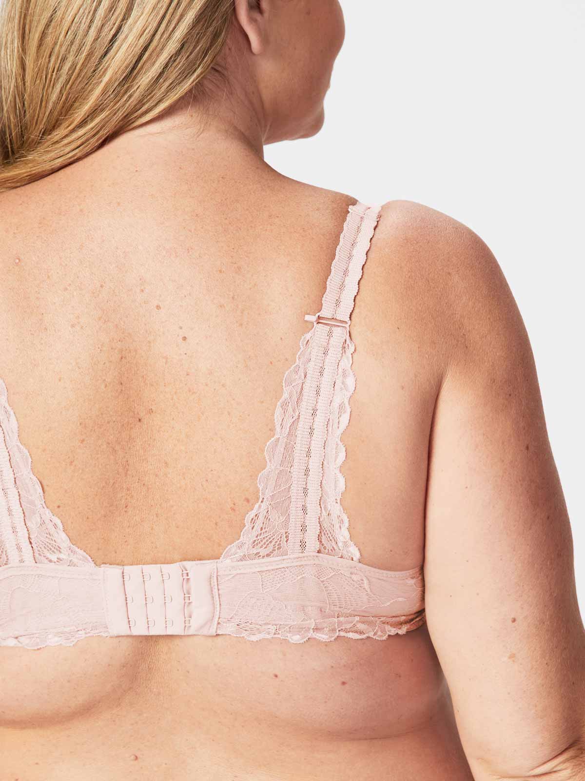 Chantilly Busty Nursing Bra, Blush