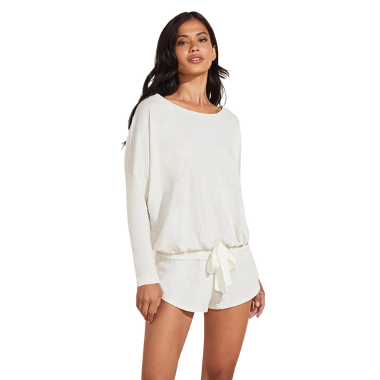 Heather The Slouchy Top, Oatmeal